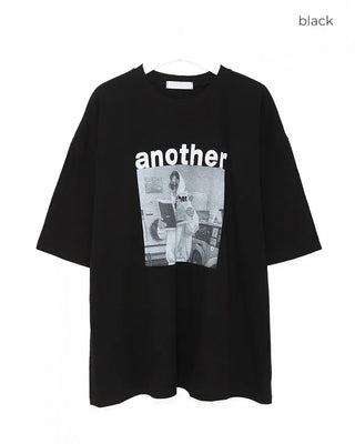 (Unisex) Printed Overfit T-Shirt