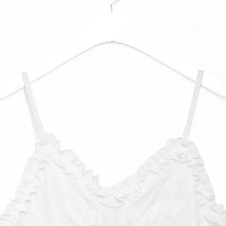 Frilled tiered mini dress