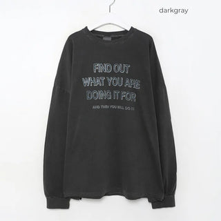 Lettering Oversized T-Shirt