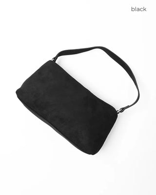 Suede tote bag