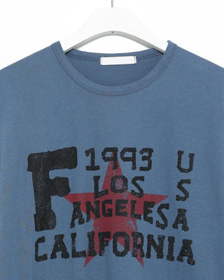 (Unisex) Star Vintage Lettering Half T-Shirt
