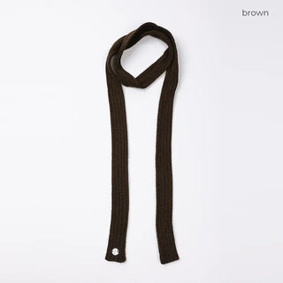 Layered knit scarf
