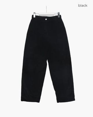 Corduroy wide-leg pants