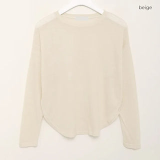 Basic long-sleeved T-shirt