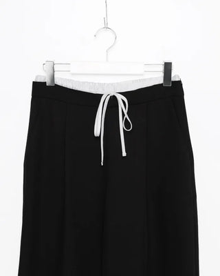 Double-waist slacks
