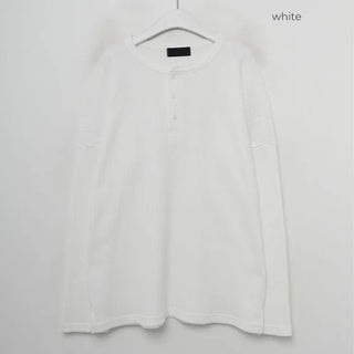 Waffle Henley Neck T-Shirt