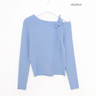 Asymmetrical Strap Knit