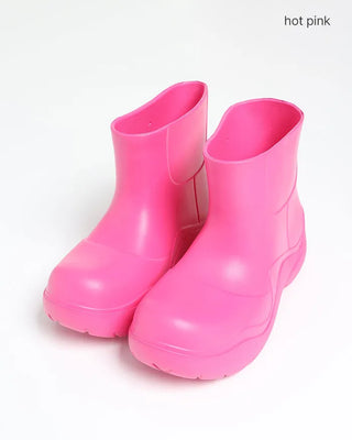 Mid-calf rain boots