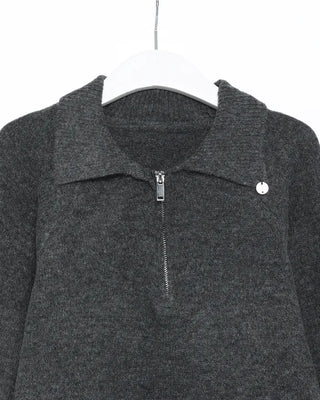 Modern Color Half-Zip Sweater