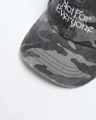 Lettering military pattern cap