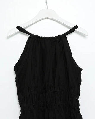 Side Ribbon Shirring Gathered Blouse