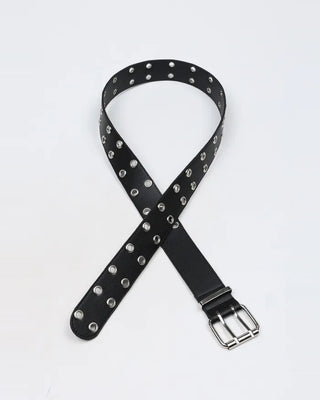 Double eyelet belt