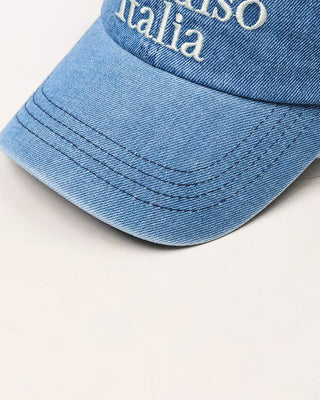 Lettering Denim Cap