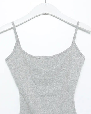Bateau neck semi-cropped camisole
