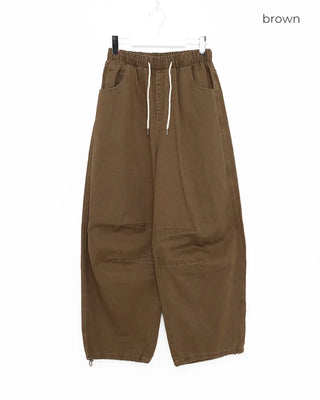 Cotton pintuck pants