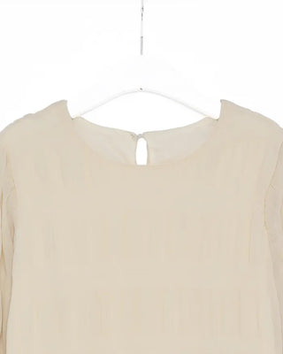 Chiffon pleated long dress