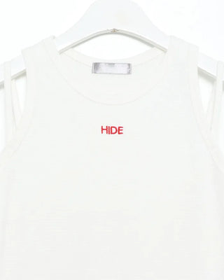 HIDE Stitch Camisole Waffle Tank Top