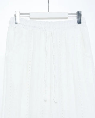 Waist String Sheer Lace Easy Pants