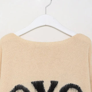 eye logo knit
