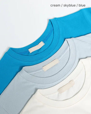 Semi-Cropped Basic Half T-Shirt