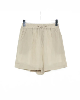 Linen shirt and shorts set