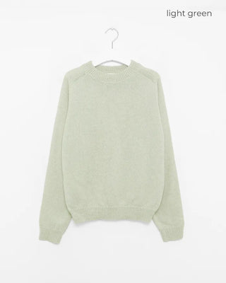 Oversized Boucle Round Knit