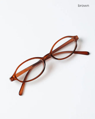 Colored oval glasses
