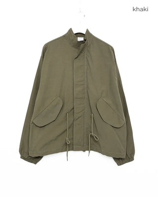 (Unisex) High-Neck Zipper Mod Coat