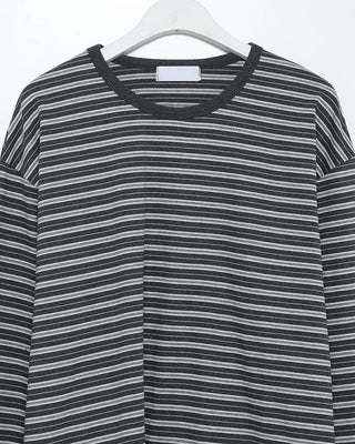 Striped long-sleeved T-shirt