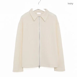 2-way zip knit cardigan