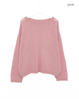 Alpaca sheer oversized knit