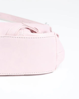 Side buckle point shoulder bag