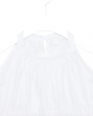 Shirred halter neck blouse