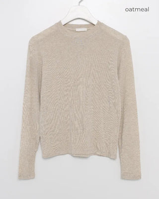 Basic long-sleeve T-shirt