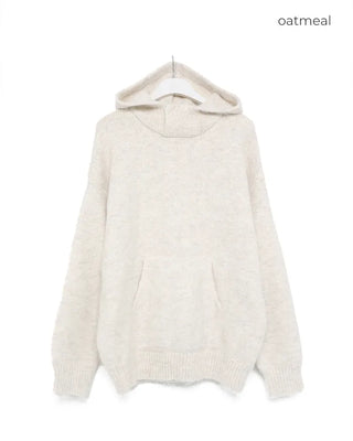 Wool Melange Simple Knit