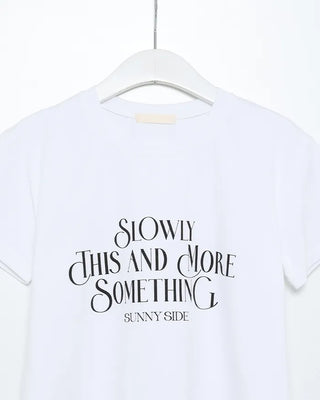 Lettering Point Short-Sleeve T-Shirt