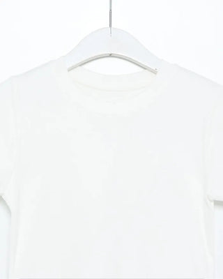 Basic cropped short-sleeved T-shirt