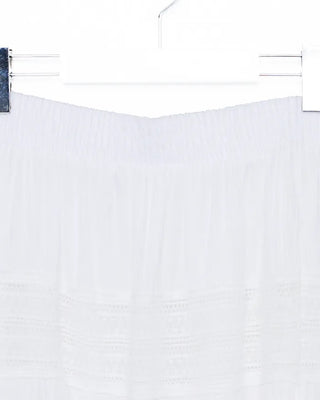 Shirred tiered long skirt