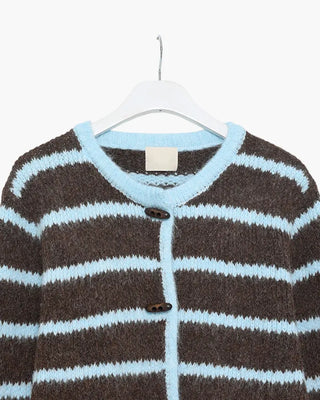 Duffle Point Border Cardigan