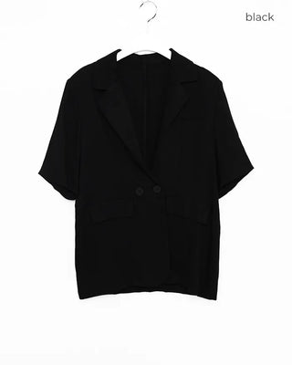 Simple jacket and slacks set
