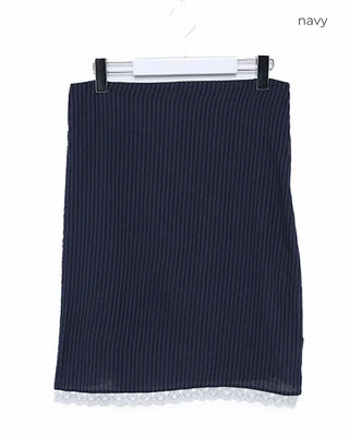 Layered midi skirt