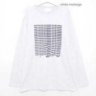 (Unisex) Point Graphic Lettering Long-Sleeve T-Shirt