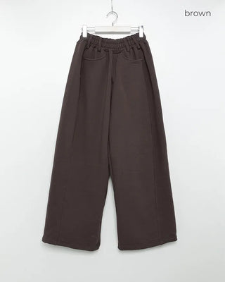Fleece-lined balloon sweatpants