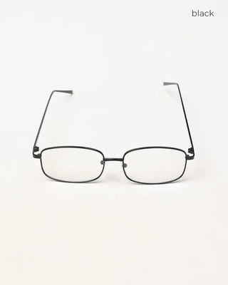 Square metal simple glasses