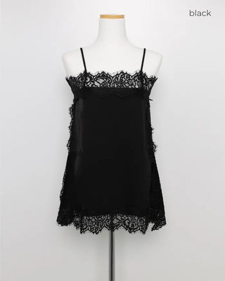 Lace sleeveless mini dress