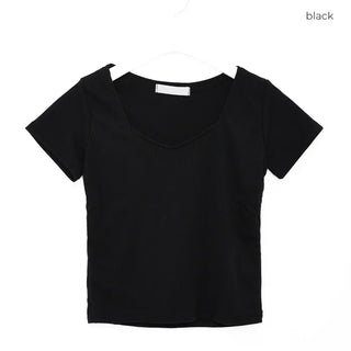 Square Rib Short-Sleeve T-Shirt