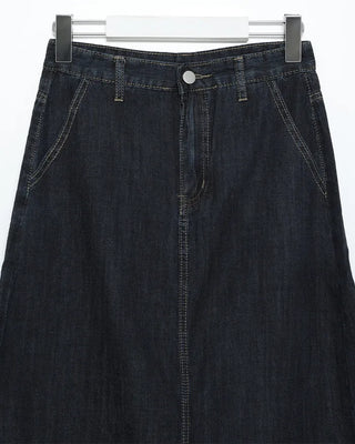 I-line denim skirt