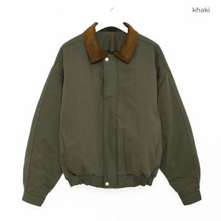 Corduroy Collar Work Jacket