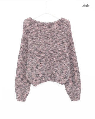 Round neck loose fit knit