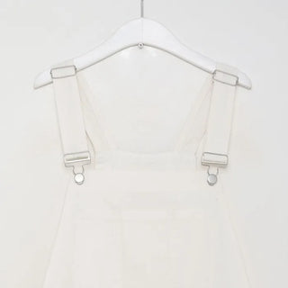 Cotton wide overalls